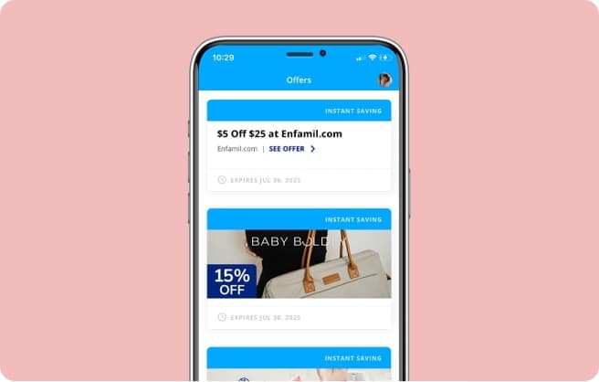 Enfamil Mobile App offers screen