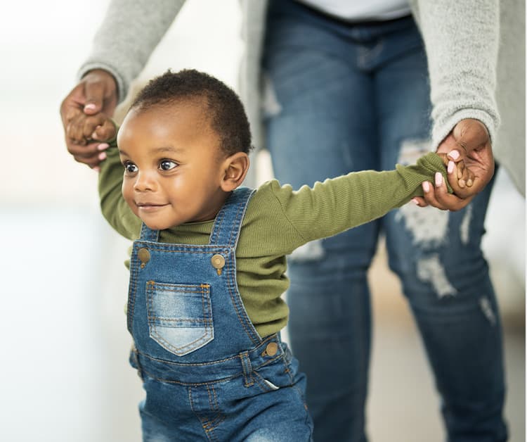 Baby walking